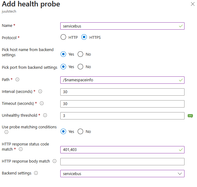 Health probe